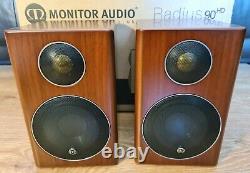 Moniteur Audio Radius 90hd Stereo Hifi Bookshelf / Surround Speakers Walnut