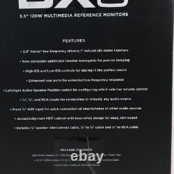 Moniteurs de studio M-Audio BX3 3,5, haut-parleurs HD pour PC pour l'enregistrement et les multimédias