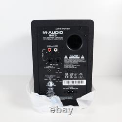 Moniteurs de studio M-Audio BX3 3,5, haut-parleurs HD pour PC pour l'enregistrement et les multimédias