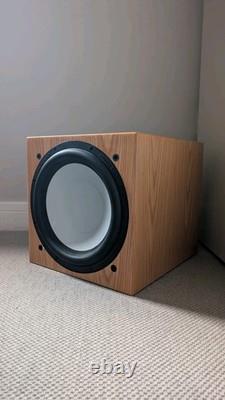 Monitor Audio RSW 12 Actif 500W 12 Subwoofer Boîte en Chêne Un Haut-Parleur de Grande Qualité