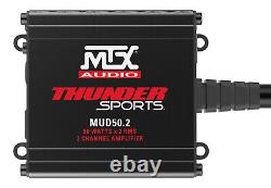 Mtx Audio Bluetooth Controller + Haut-parleurs + 2 Canaux Amplificateur Pour Yamaha Yxz