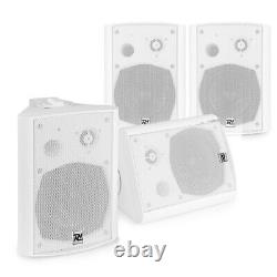 Multi Salle Dans Le Système De Haut-parleur Mural, Actif Avec Audio Bluetooth, 4x Ds50a Blanc