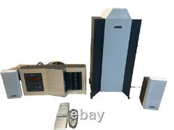 Nakamichi SoundSpace8 Home Hifi Stéréo, x2 Haut-parleurs, Caisson de basses, 2 Télécommandes & Câbles