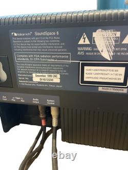 Nakamichi SoundSpace8 Home Hifi Stéréo, x2 Haut-parleurs, Caisson de basses, 2 Télécommandes & Câbles