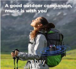 Nouveau haut-parleur Bluetooth portable, LED, étanche, basses, 18 heures, TF/Aux, extérieur