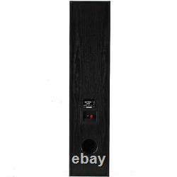 Paire De Black Fenton 3-way Home Audio Tower Haut-parleurs Bass Hi-fi Stereo 350 Watt