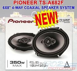 Pioneer Ts-a682f 350 W Max 6x8 4-way 4-ohm-parleurs Stéréo Rca Coaxial Audio