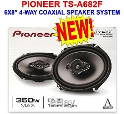 Pioneer Ts-a682f 350 W Max 6x8 4-way 4-ohm-parleurs Stéréo Rca Coaxial Audio