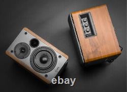 Platine Audio-Technica AT-LP60X + Enceintes Bluetooth Edifier R1280DB en érable