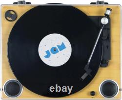 Platine vinyle Jam Sound (exclusivité hmv) avec enceintes stéréo en bois