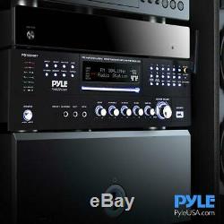 Pyle Pd1000bt 1000w Haut-parleur Stéréo Récepteur Audio, 4 Canaux Amplificateur Bluetooth