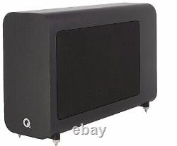 Q Acoustique 3060s Slimline Subwoofer Home Cinéma Hi-fi Audio Sub Carbon Noir