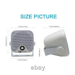 Radio de voiture Récepteur stéréo marin Bluetooth & 4 haut-parleurs étanches pour VTT et UTV