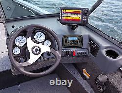 Radio stéréo de bateau étanche avec Bluetooth audio + haut-parleurs de 4 pouces et 120W + câble USB
