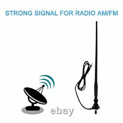 Radiorécepteur Audio Marin Résistant Aux Intempéries + Haut-parleurs Stéréo De 4 Pouces + Antenne