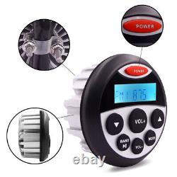 Récepteur de radio stéréo Bluetooth marin avec haut-parleurs étanches et antenne