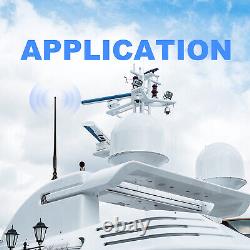 Récepteur de radio stéréo Bluetooth marin avec haut-parleurs étanches et antenne