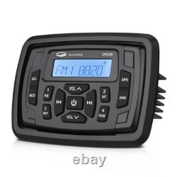 Récepteur radio Bluetooth stéréo marin avec haut-parleurs étanches et antenne