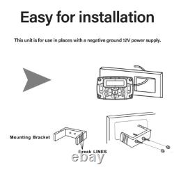 Récepteur stéréo Bluetooth étanche MP3/USB AM/FM + haut-parleurs 3 pouces + antenne