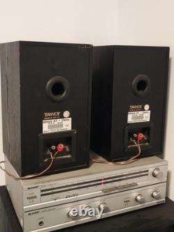 Récepteur stéréo Sharp SA-11 + Enceintes Tannoy Mercury M1 en cerisier