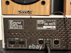 Récepteur stéréo Sharp SA-11 + Enceintes Tannoy Mercury M1 en cerisier