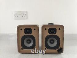 Ruark Audio Mr1 Mk2 Haut-parleurs Stéréo Bluetooth Actifs Dans Walnut