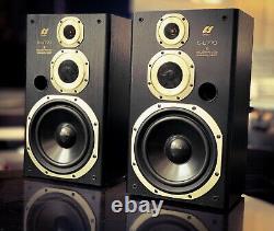 SANSUI S-U770? RaRe? Enceintes de bibliothèque stéréo vintage de musée