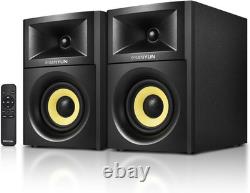 Sanyun SW205 4 Enceintes de Bibliothèque Audio Hi-Fi Immersif avec Surround Virtuel