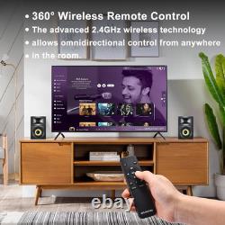 Sanyun SW205 4 Enceintes de Bibliothèque Audio Hi-Fi Immersif avec Surround Virtuel