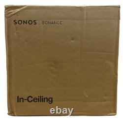 Sonos INCL8WW1 Enceintes encastrées blanches (paire) Son sonore immersif et clair NOUVEAU