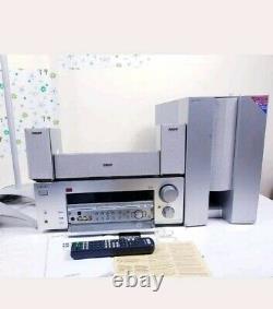 Sony 5.1 Ensemble De Haut-parleurs Audio Surround Silver Sa-wms335 Sub + Ss-v335 & Ss-cn335