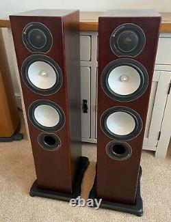 Surveiller Audio Rx6 Haut-parleurs Main / Stéréo Veneer Walnut Excellent État