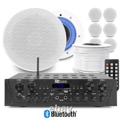 Système Amplificateur 4 Zones PV240BT avec Enceintes Plafonnières ESCS 6.5 Audio Multiroom