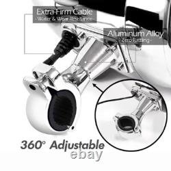 Système Audio de Moto Bluetooth Stéréo Haut-parleurs FM AUX Amplificateur 600W#A