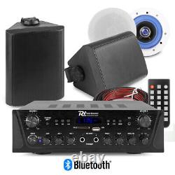 Système De Plafonnier Multi-pièces, 2 Zones Bluetooth Home & Garden Audio Escs 6.5