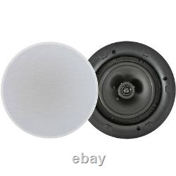 Système De Son Bluetooth 400w 2x 6,5 Slim Ceiling Speaker Channel Amplificateur Hifi