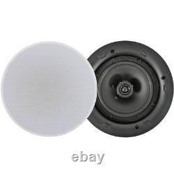 Système De Son Bluetooth 400w 4x 8 Slim Ceiling Speaker Channel Amplificateur Hifi