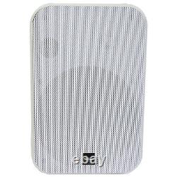 Système De Son Bluetooth 400w 4x Blanc 200w Canal Haut-parleur Hifi Amplificateur
