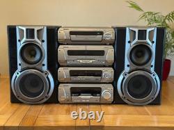 Système HiFi Technics EH550 (ampli/commande DSP/CD) + platine EH750 + enceintes SB-EH550