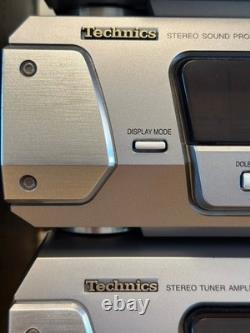 Système HiFi Technics EH550 (ampli/commande DSP/CD) + platine EH750 + enceintes SB-EH550