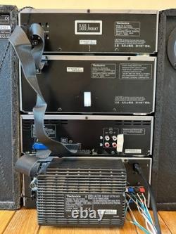 Système HiFi Technics EH550 (ampli/commande DSP/CD) + platine EH750 + enceintes SB-EH550