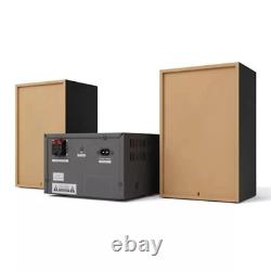 Système audio Micro HiFi PHILIPS avec lecteur CD, tuner, USB, AUX, Bluetooth et enceintes de bibliothèque