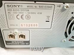 Système audio Sony GigaJuke NAS-E35HD 80 Go HDD CD/DAB/FM/AM/USB