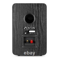 Système audio pour bibliothèque avec enceintes stéréo HiFi SHFB65 et amplificateur AV400