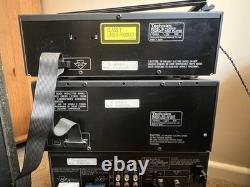 Système audio stéréo CD Technics SC-CH550 fonctionnel avec haut-parleurs