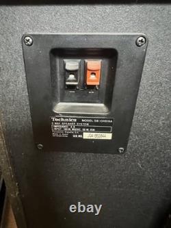 Système audio stéréo CD Technics SC-CH550 fonctionnel avec haut-parleurs