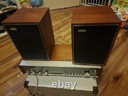 Système audio stéréo vintage Philips 22 RH781/65 des années 1960 & enceintes Tannoy Fusion R