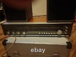 Système audio stéréo vintage Philips 22 RH781/65 des années 1960 & enceintes Tannoy Fusion R