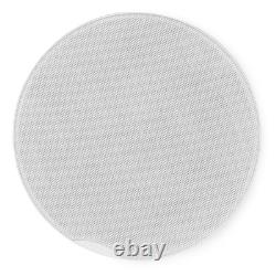 Système de Haut-Parleurs Plafond 2 Zones Musique d'Ambiance Multi-Chambres Bluetooth 6x FCS6 240W