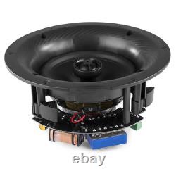 Système de Haut-Parleurs Plafond 2 Zones Musique d'Ambiance Multi-Chambres Bluetooth 6x FCS6 240W